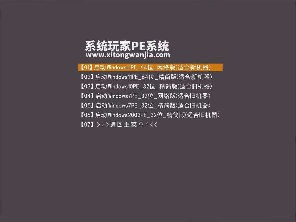 【纯净版PE】系统玩家PE维护系统Plus版_网络版-2025年1月版插图2